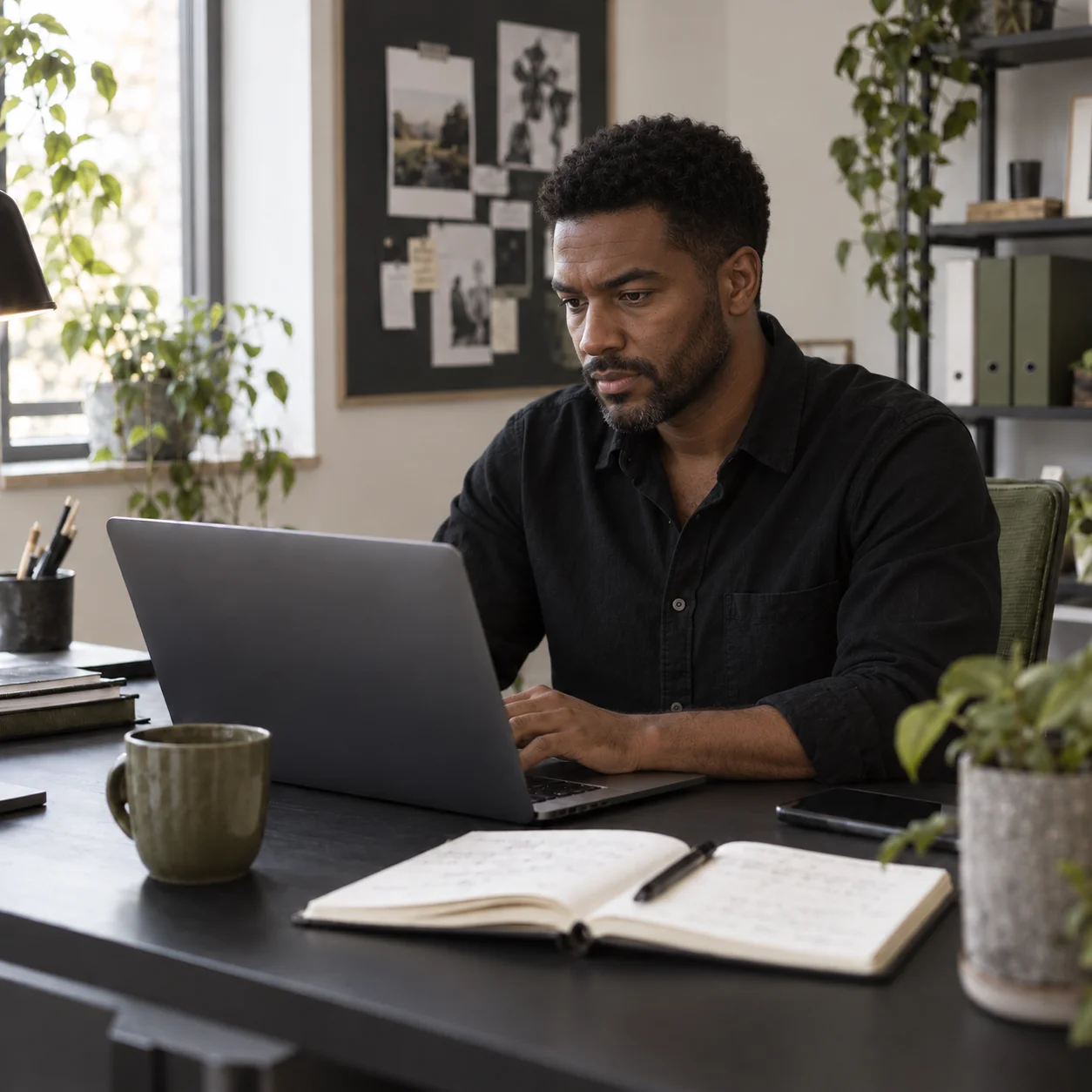 A recruiting specialist working remotely